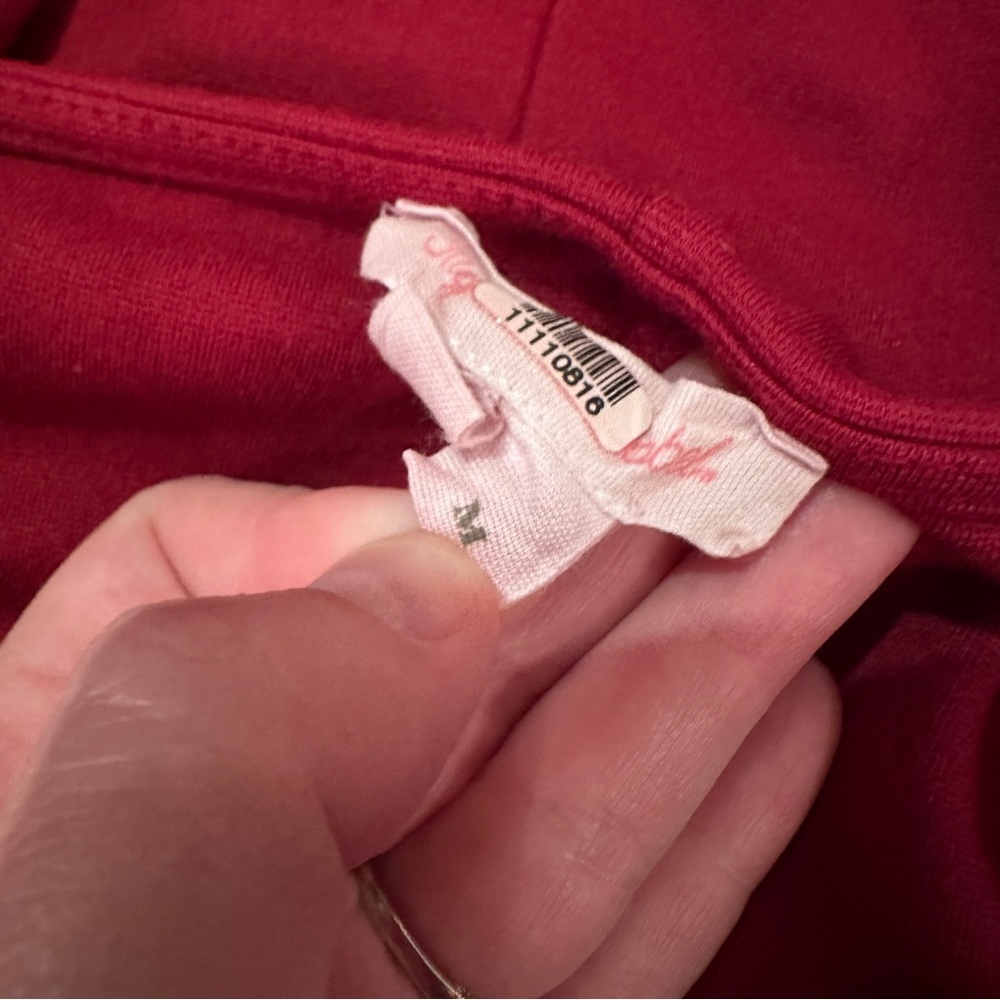 Ingrid & Isabel Maternity Red Flutter 3/4 Sleeve … - image 7